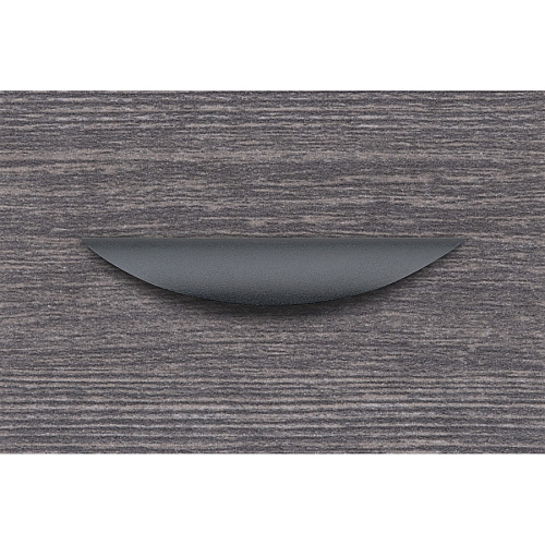 Lorell Chateau Series Laminate Drawer Traditional Pulls Traditional - 6.38" Width x 1.13" Depth x 0.63" Height - Aluminum Alloy - Black - 2 / Pack (LLR34347)