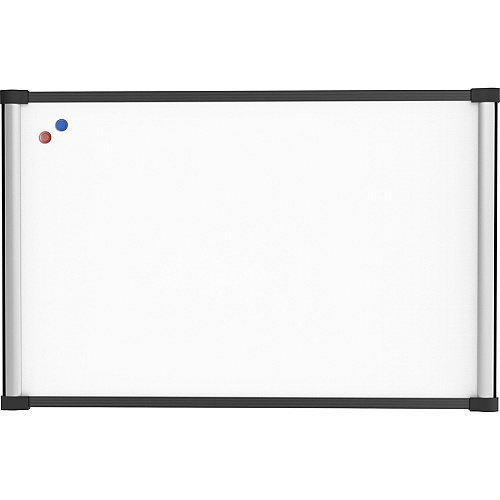 Lorell Magnetic Dry-erase Board 36" (3 ft) Width x 24" (2 ft) Height - Aluminum Steel Frame - Rectangle - Magnetic - Marker Tray - 1 Each (LLR52511)