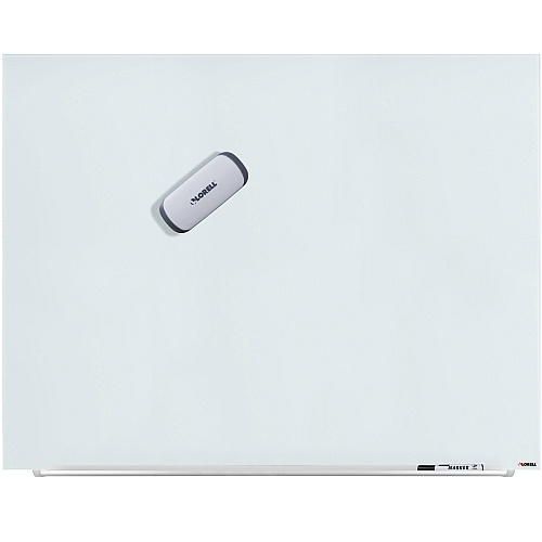 Lorell Rare Earth Magnet Board Eraser Magnetic - Black, White - Plastic - 1 Each (LLR52559)