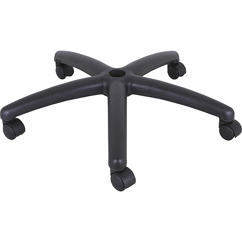 Lorell Flipper Arm Mid-back Office Chair Fabric Seat Material - Mid Back - 5-star Base - Black - 1 Each (LLR59519)