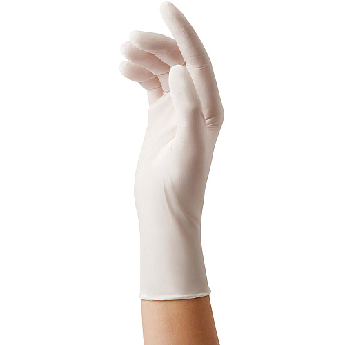 Medline Restore Nitrile Exam Gloves with Oatmeal 9.50" Glove Length - Medium Size - For Right/Left Hand - Off White - Latex-free, Allergen-free, Textured Fingertip, Non-sterile - 250 / Box (OAT6802)