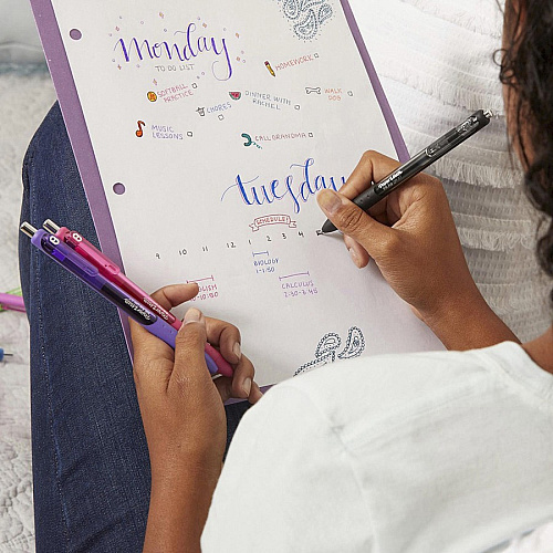 Paper Mate InkJoy Gel Pen 0.7 mm Pen Point - Retractable - Blue Ink - Gel-based - Blue Barrel - 1 Dozen (1951721A)