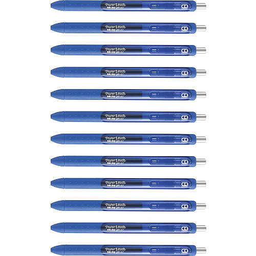 Paper Mate InkJoy Gel Pen 0.7 mm Pen Point - Retractable - Blue Ink - Gel-based - Blue Barrel - 1 Dozen (1951721A)