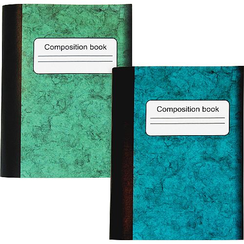 Sparco Composition Books 80 Sheets - 4.25" Height x 3.3" Width - Multi-colored Cover - Sturdy Cover, Durable - 4 / Pack (36126)