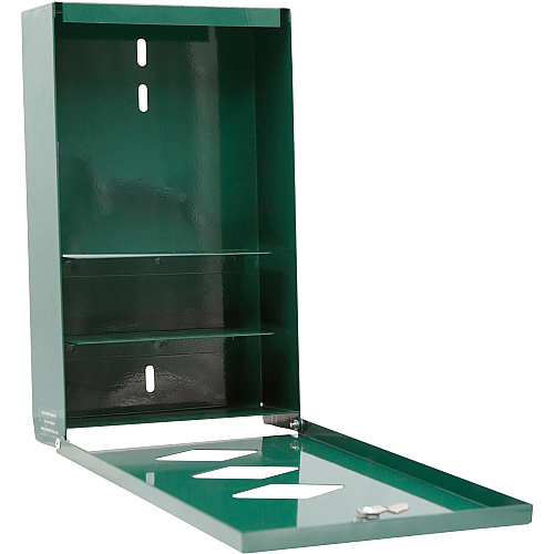 Tatco Dog Waste Station Trash Can Rust Resistant - Powder Coated Aluminum - Green - 1 Each (28000)