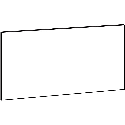 Lorell Fortress Modular Series Stack-On Hutch Door Kit 48" Width - Lockable, Reinforced - Steel - Charcoal - 1 Each (LLR79178)