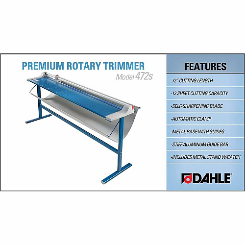 Dahle 472s Premium Rotary Trimmer w/stand