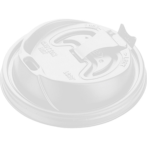 Dart Reclosable Hot Beverage Cup Lid White - 100/Pack - 10 / Carton (16RCLCT)