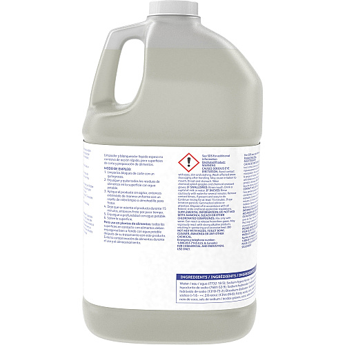 Diversey Suma Block Whitener For Cutting Board, Plastic Surface - Ready-To-Use - 128 fl oz (4 quart) - Chlorine Scent - Non-corrosive - Pale Yellow - 1 Each (904404)