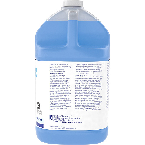 Diversey Suma Freeze D2.9 Freezer Cleaner For Cold Room, Refrigerator - Ready-To-Use - 128 fl oz (4 quart) - Phosphate-free, Residue-free, Fragrance-free - Blue - 4 / Carton (948030)