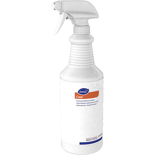 Diversey Foaming Acid Restroom Cleaner For Restroom, Multi Surface - Ready-To-Use - 32 fl oz (1 quart) - Recommended For: Soap Scum Remover, Hard Water Remover - Red - 1 Each (95325322)