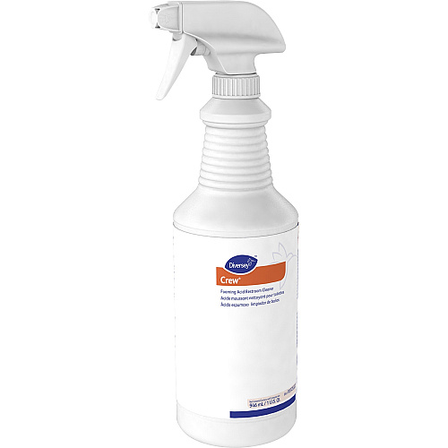 Diversey Foaming Acid Restroom Cleaner For Restroom, Multi Surface - Ready-To-Use - 32 fl oz (1 quart) - Recommended For: Soap Scum Remover, Hard Water Remover - Red - 1 Each (95325322)
