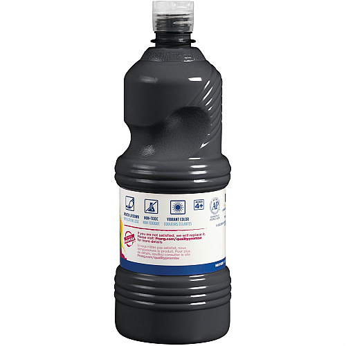 Prang Ready-To-Use Liquid Tempera Paint 1 quart - 1 Each - Black (23208)