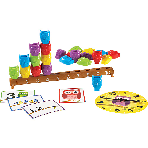 Learning Resources 1-10 Counting Owl Activity Set Theme/Subject: Learning - Skill Learning: Counting, Addition, Subtraction, Patterning, Number, Sorting, Color Identification - 3+ - 1 Set (7732)