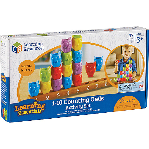 Learning Resources 1-10 Counting Owl Activity Set Theme/Subject: Learning - Skill Learning: Counting, Addition, Subtraction, Patterning, Number, Sorting, Color Identification - 3+ - 1 Set (7732)