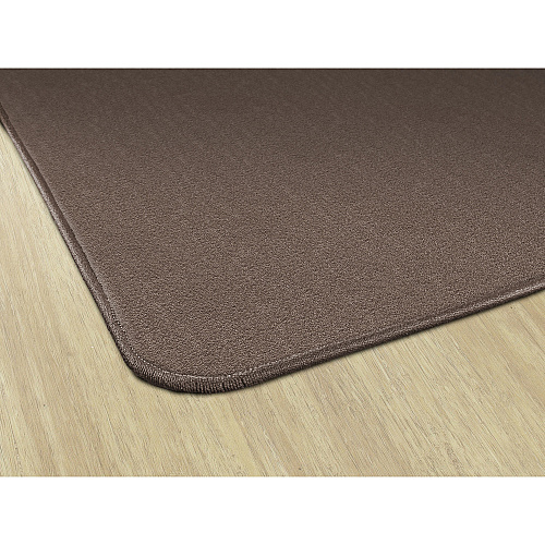 Flagship Carpets Classic Solid Color 6' Square Rug Floor Rug - Classic, Traditional - 72" Length x 72" Width - Square - Almond - Nylon - 1 Each (AS26AL)
