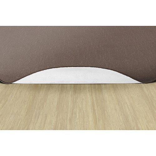 Flagship Carpets Classic Solid Color 6' Round Rug Floor Rug - Classic, Traditional - 72" Length x 72" Width - Circle - Almond - Nylon - 1 Each (AS27AL)