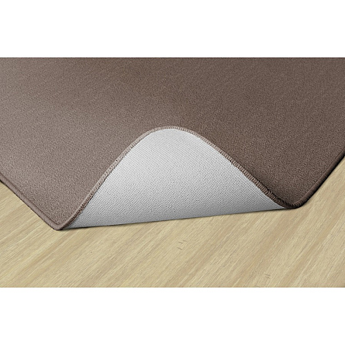 Flagship Carpets Classic Solid Color 12' Rectangle Rug Floor Rug - Classic, Traditional - 12 ft Length x 90" Width - Rectangle - Almond - Nylon - 1 Each (AS44AL)