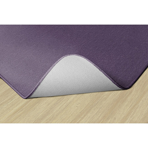 Flagship Carpets Classic Solid Color 12' Square Rug Floor Rug - Classic, Traditional - 12 ft Length x 12 ft Width - Square - Purple - Nylon - 1 Each (AS70PP)