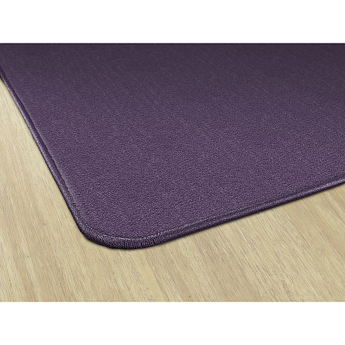 Flagship Carpets Classic Solid Color 12' Square Rug Floor Rug - Classic, Traditional - 12 ft Length x 12 ft Width - Square - Purple - Nylon - 1 Each (AS70PP)