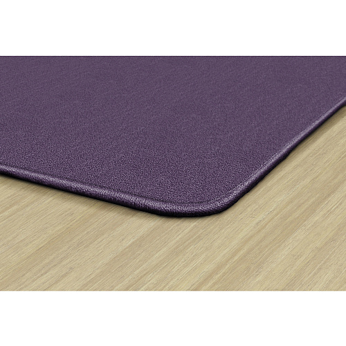 Flagship Carpets Classic Solid Color 12' Square Rug Floor Rug - Classic, Traditional - 12 ft Length x 12 ft Width - Square - Purple - Nylon - 1 Each (AS70PP)