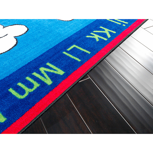 Flagship Carpets Easy Care Happy World Rug 72" Length x 48" Width - Multicolor - 1 Each (CE18922W)