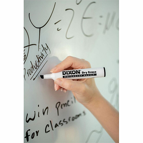 Ticonderoga Dry Erase Markers Broad, Fine Marker Point - Chisel Marker Point Style - Assorted - 4 / Pack (92140)