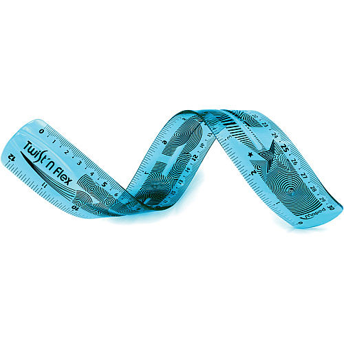 Maped Helix Twist-n-Flex 12" Ruler 12" Length - Imperial, Metric Measuring System - 1 Each - Assorted (279010)