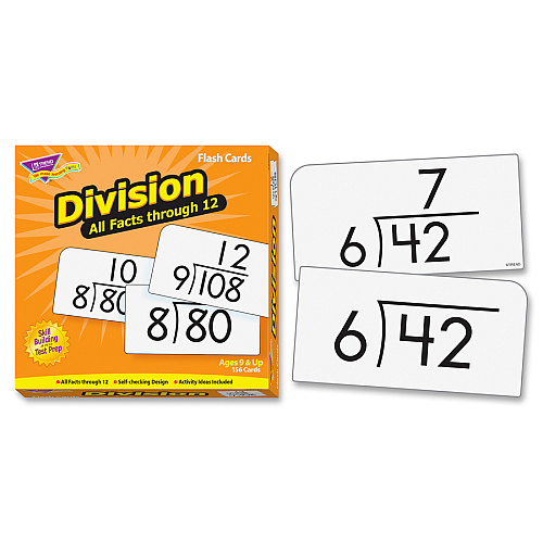 Trend Division all facts through 12 Flash Cards Theme/Subject: Learning - Skill Learning: Division - 156 Pieces - 9+ - 156 / Box (53204)