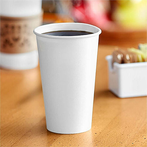Solo 10 oz Paper Hot Cups 10 fl oz - White - Paper - Hot Drink, Cold Drink, Beverage - 50/Pack - 20 / Carton (370W2050)