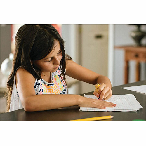 Ticonderoga Pencil-Shaped Erasers Yellow - Pencil - 36 / Box - Latex-free, Smudge-free, Non-toxic (38936)