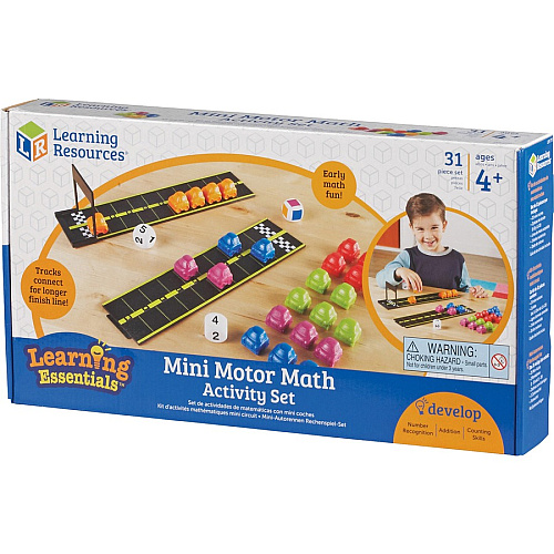 Learning Resources Mini Motor Math Activity Set Math Toy - Theme/Subject: Fun, Learning - 4-8 Year - Assorted (7731)