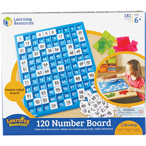 Learning Resources Numbers Board Set Theme/Subject: Learning - Skill Learning: Counting - 6+ - 1 / Set (1332)