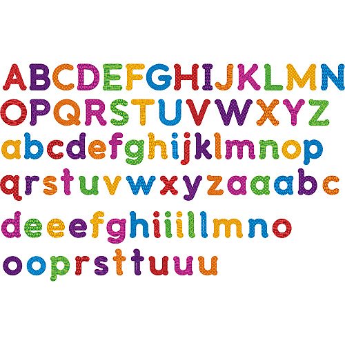 Learning Resources Upper/Lower Case Magnetic Letters Learning Theme/Subject - Lowercase Letters, Uppercase Letters Shape - Magnetic - Wear Resistant, Tear Resistant - 82 / Set (7725)