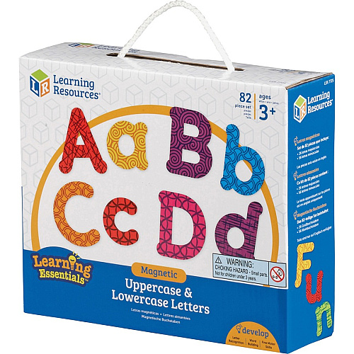Learning Resources Upper/Lower Case Magnetic Letters Learning Theme/Subject - Lowercase Letters, Uppercase Letters Shape - Magnetic - Wear Resistant, Tear Resistant - 82 / Set (7725)