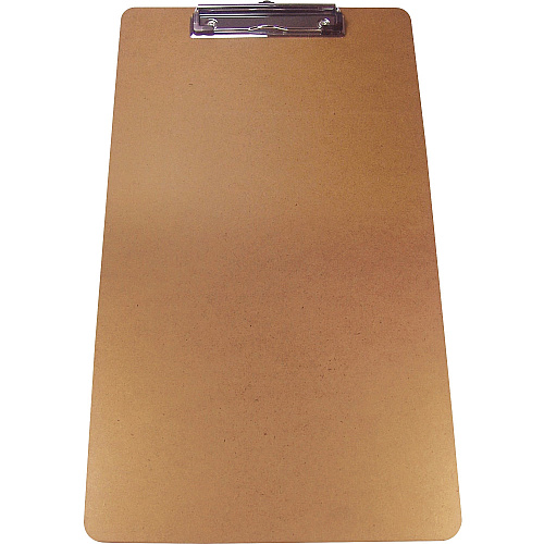 Business Source Legal-size Clipboard 8 1/2" x 14" Sheet Size - Hardboard - Brown - 3 / Pack (BSN16519)
