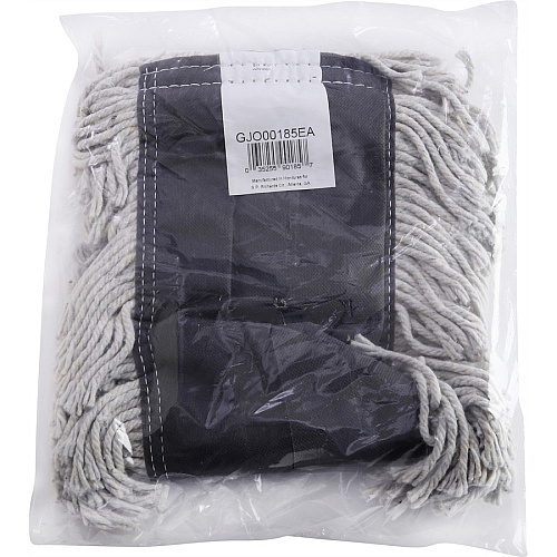 Genuine Joe Disposable Dust Mop Refill 18" Width x 5" Depth - Disposable, 4-ply, Looped Ends, Quick Drying, Fray Resistant, Absorbent, Durable, 4-ply Yarn - Cotton, Synthetic - Natural - 1 Each (GJO00185)