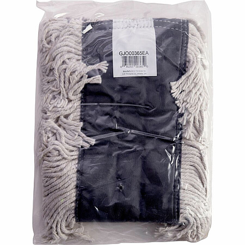 Genuine Joe Disposable Dust Mop Refill 5" Width x 36" Length - Disposable, 4-ply, Looped Ends, Quick Drying, Fray Resistant, Durable, Absorbent, 4-ply Yarn - Synthetic, Cotton - Natural - 1 Each (GJO00365)