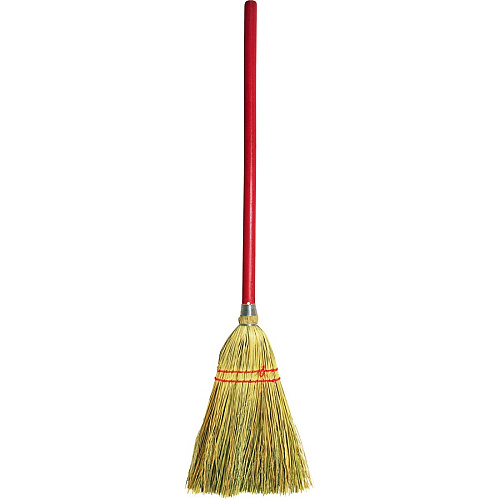 Genuine Joe Lobby Broom 34" Handle Length - Wood Handle - Natural - 1 Each (GJO12501)