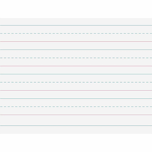 Pacon Multi-Program Handwriting Tablet 40 Sheets - Both Side Ruling Surface - Ruled Front Ruling - 1.13" Ruled - 10 1/2" x 8" Sheet Size - White Paper - Assorted Cover - Chipboard Backing, Recyclable, Film-wrapped - 1 Each (2478)