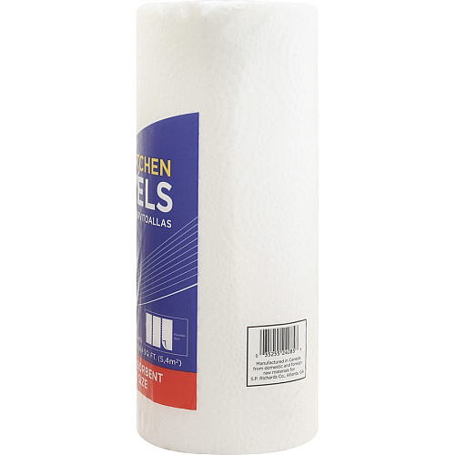 Genuine Joe Kitchen Roll Flexible Size Towels 2 Ply - 1 5/8" Core - White - Paper - 30 / Carton (GJO24085)