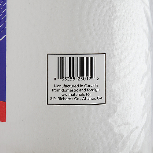 Genuine Joe Paper Towels 2 Ply - 8" Width x 11" Length - 250 Sheets/Roll - 1 5/8" Core - White - Paper - 12 / Carton (GJO25012)