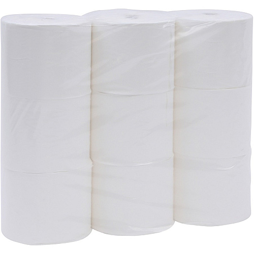 Genuine Joe&reg; Standard Toilet Paper, 2-Ply,, 1,000 Sheets, 36 Rolls 2 Ply - 1000 Sheets/Roll - 45/64" Core - White - Virgin Fiber - 36 / Carton (GJO91000)