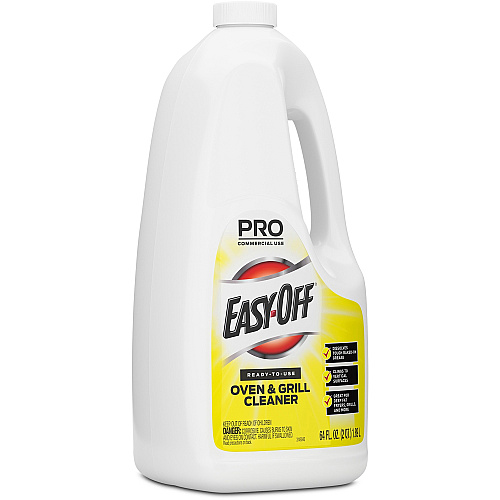 Easy-Off Oven/Grill Cleaner 64 fl oz (2 quart) - Non-flammable - Clear Bottle - 1 Each (80689)
