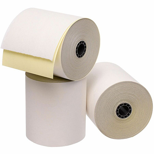 Business Source 2-part Carbonless Cash Register Rolls 3" x 90 ft - Sustainable Forestry Initiative (SFI) - White - 50 / Carton (BSN98103)