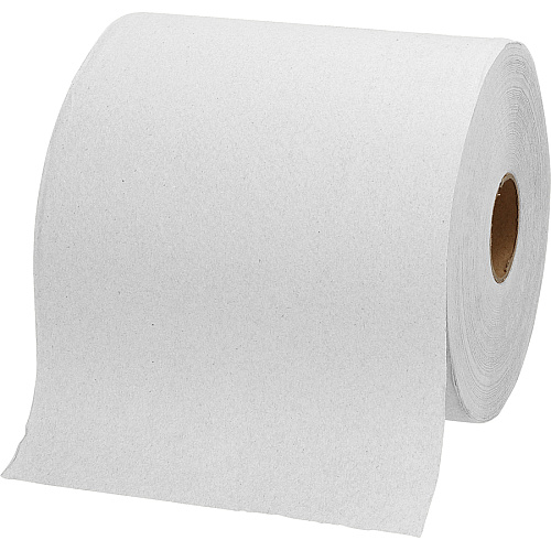 Genuine Joe Hardwound Roll Paper Towels 7.88" Width x 1000 ft Length - 2" Core - White - 6 / Carton (GJO22900)