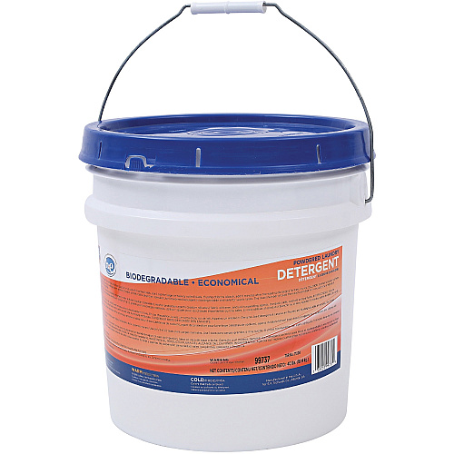 Genuine Joe Economical Powdered Laundry Detergent in Pail 640 oz (40 lb) - Linen Scent - Deodorize, Dye-free, Environmentally Friendly, Non-toxic, Washable, Dye-free, Reusable - Multi - 1 Each (GJO99737)