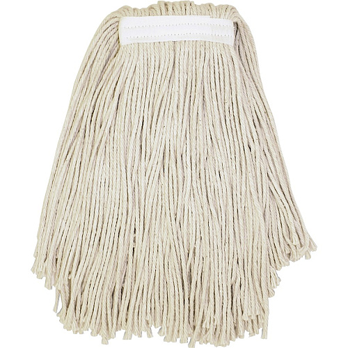 Genuine Joe Narrow Band Mophead Cotton - Natural - 12 / Carton (GJOZ16COTCT)
