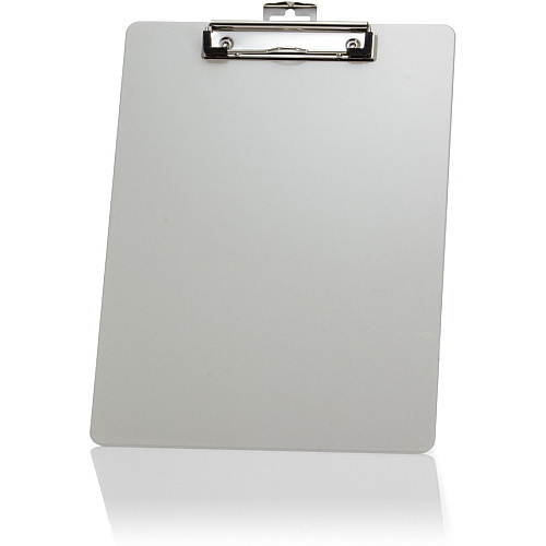 Officemate Aluminum Clipboard 8 1/2" x 11" Sheet Size - Aluminum - Silver - 1 Each (83211)