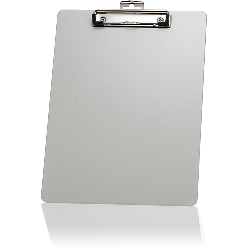 Officemate Aluminum Clipboard 8 1/2" x 11" Sheet Size - Aluminum - Silver - 1 Each (83211)